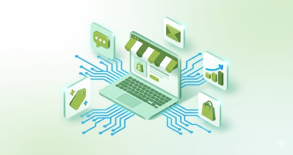 AI for Shopify store — automate product descriptions, customer support, SEO, and email marketing with Shopify AI integration