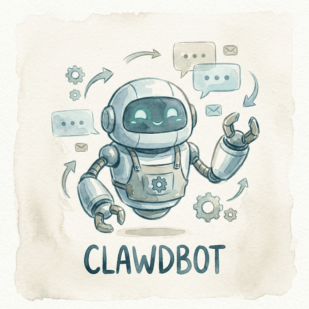 ClawdBot AI assistant interface
