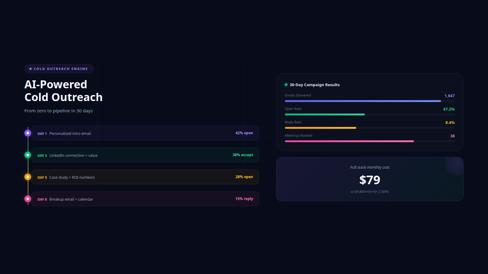 AI Cold Outreach Automation for Startups: From Zero to Pipeline in 30 Days