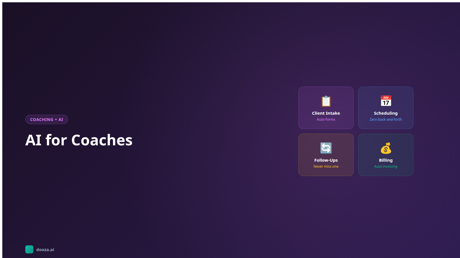 Online coach using AI to automate client intake, follow-ups, and scheduling in their coaching practice