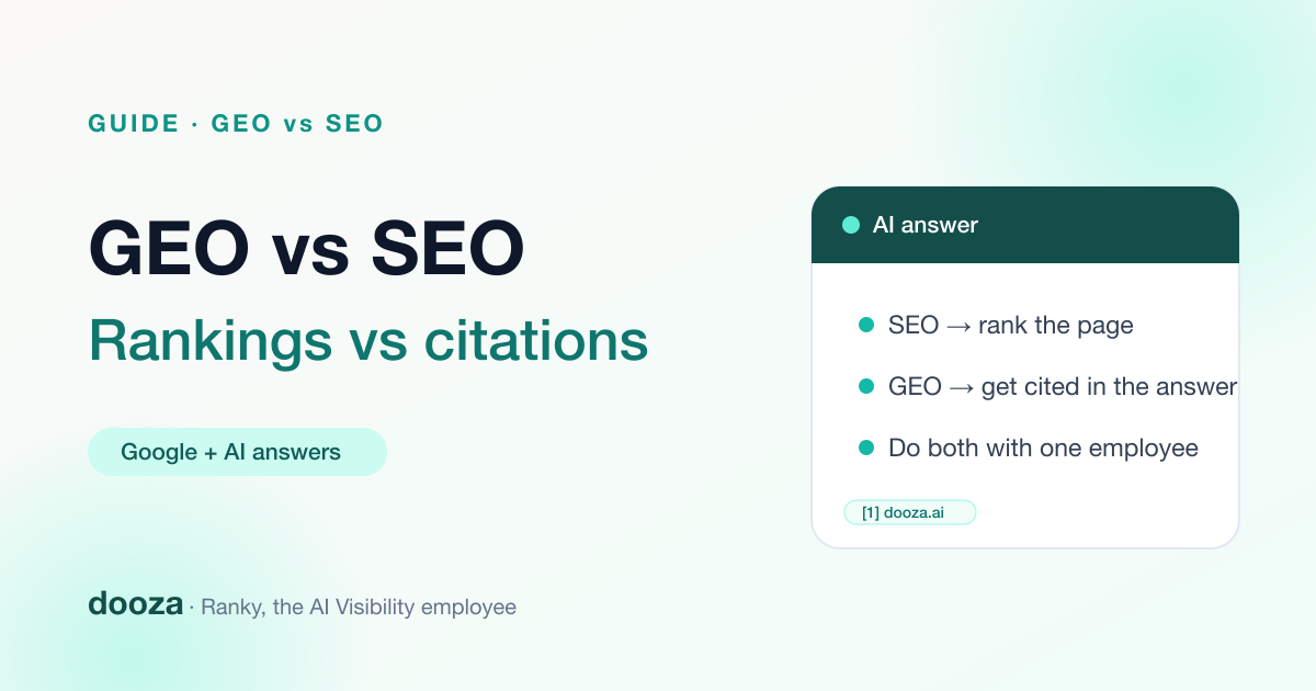 GEO vs SEO: What’s the Difference and Do You Need Both? (2026)