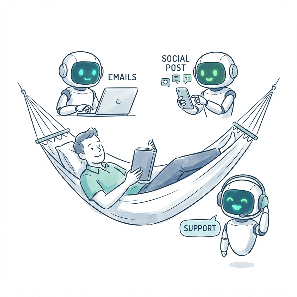 Illustration of the Reverse Information Paradox concept — businesses leaking proprietary knowledge to AI providers