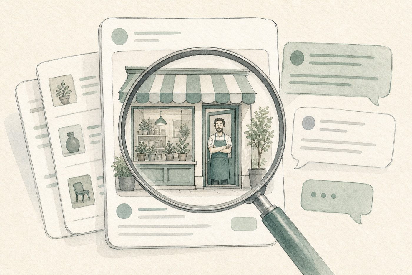 SEO & GEO agent illustration